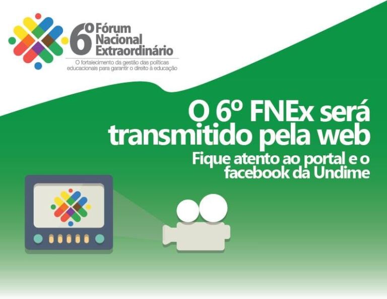 6º Fórum Nacional Extraordinário é transmitido pela web