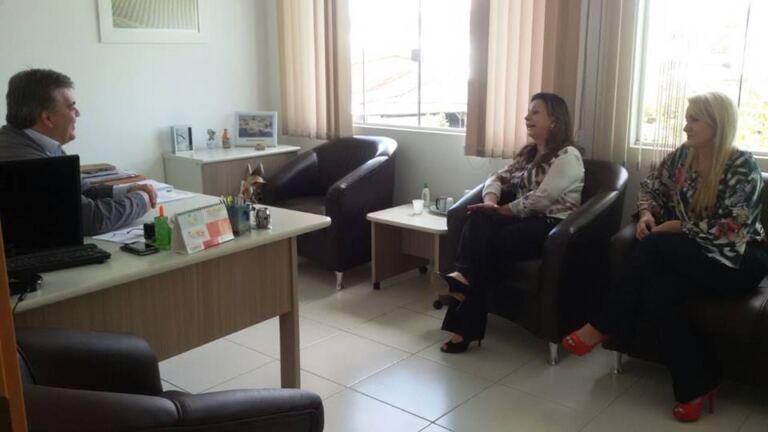 Visita Presidente e equipe a Canoinhas