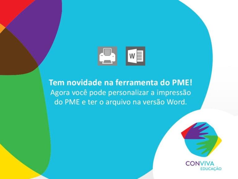 O Conviva Educação lança mais uma novidade na Ferramenta do PME