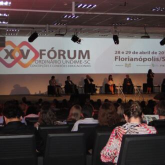 Fotos XV Fórum Ordinário da Undime/SC