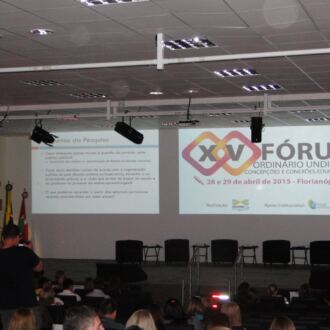 Fotos XV Fórum Ordinário da Undime/SC