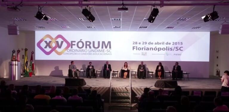Abertura – XV Fórum Ordinário da Undime/SC