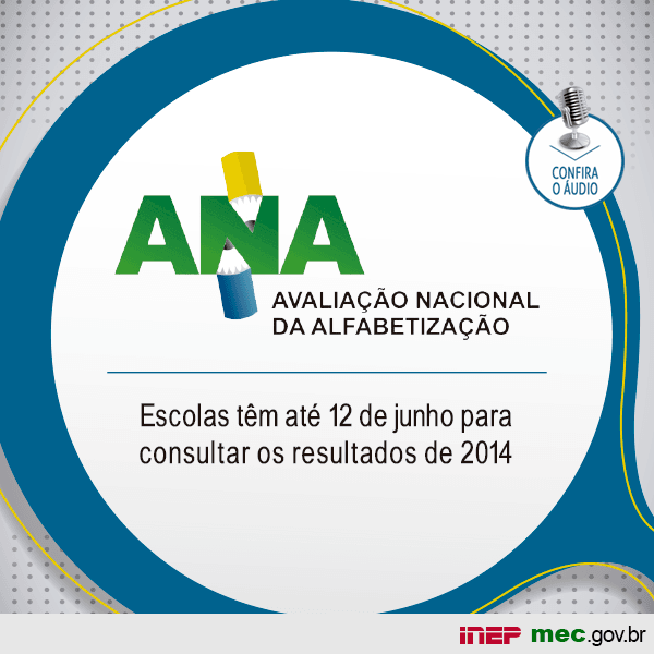 Escolas já podem acessar os resultados preliminares da ANA 2014