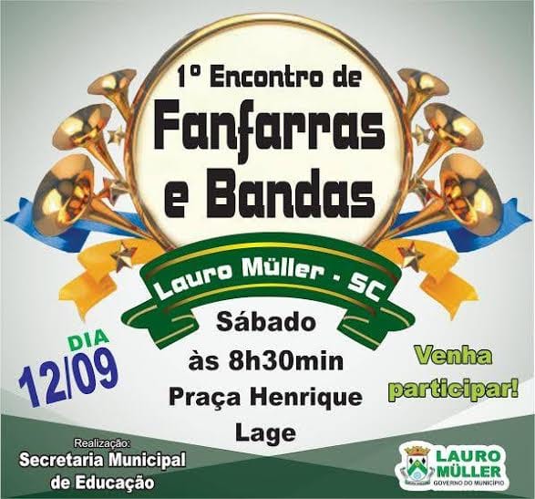 1º Encontro de Fanfarras e Bandas de Lauro Müller