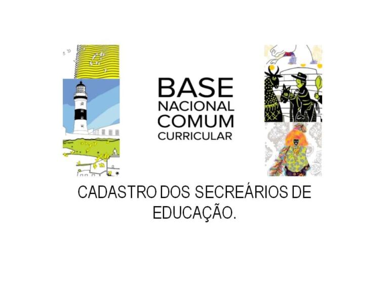 Cadastro dos Secretários de Educação – BNCC