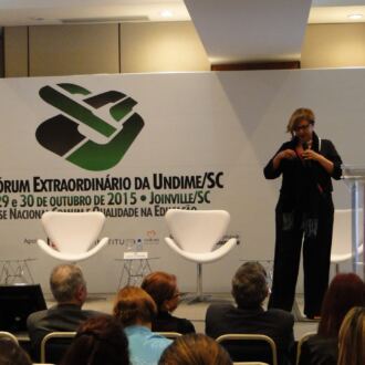 Momentos do VIII Fórum Extraordinário da Undime/SC
