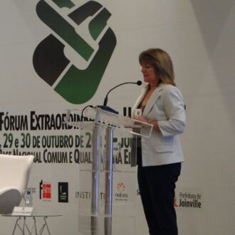 Momentos do VIII Fórum Extraordinário da Undime/SC