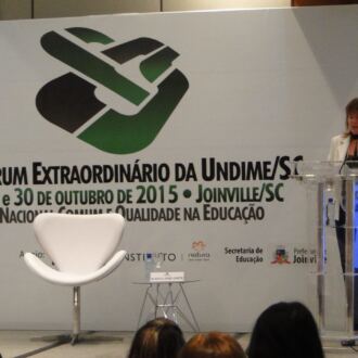 Momentos do VIII Fórum Extraordinário da Undime/SC