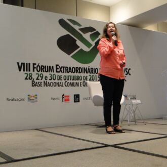 Momentos do VIII Fórum Extraordinário da Undime/SC