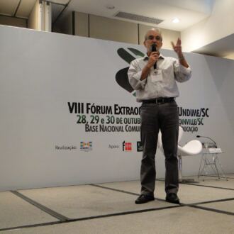 Momentos do VIII Fórum Extraordinário da Undime/SC