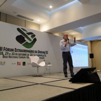 Momentos do VIII Fórum Extraordinário da Undime/SC