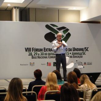 Momentos do VIII Fórum Extraordinário da Undime/SC