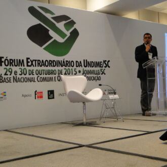 Momentos do VIII Fórum Extraordinário da Undime/SC