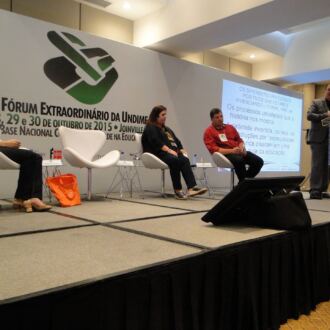 Momentos do VIII Fórum Extraordinário da Undime/SC