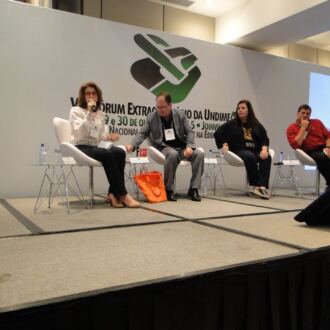 Momentos do VIII Fórum Extraordinário da Undime/SC