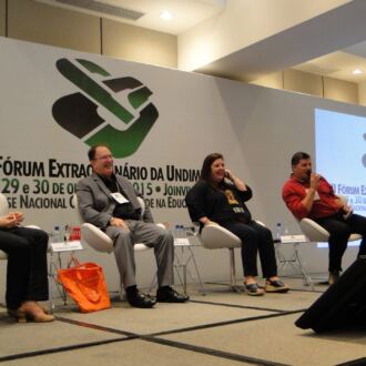 Momentos do VIII Fórum Extraordinário da Undime/SC