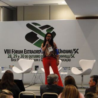 Momentos do VIII Fórum Extraordinário da Undime/SC