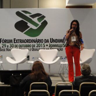 Momentos do VIII Fórum Extraordinário da Undime/SC