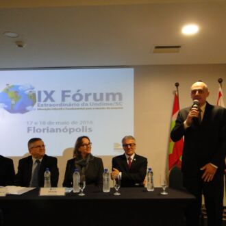 Fotos do IX Fórum Extraordinário da Undime/SC – 17 e 18 de maio de 2016