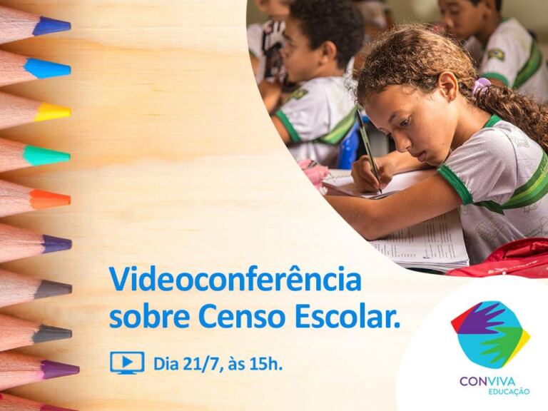 Vídeoconferência sobre o Censo Escolar