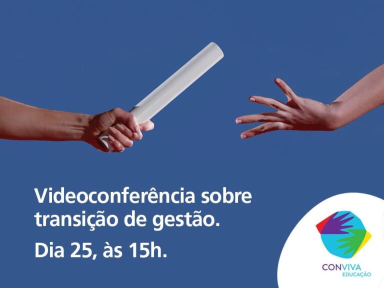 Vídeoconferência sobre transição de gestão
