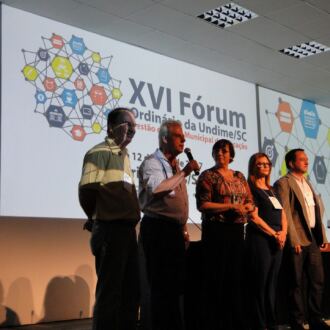 Fotos do XVI Fórum Ordinário da Undime/SC – Com eleição da Diretoria Executiva 2017/2019
