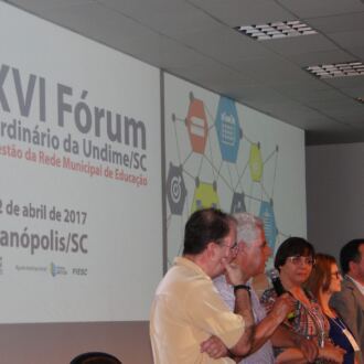 Fotos do XVI Fórum Ordinário da Undime/SC – Com eleição da Diretoria Executiva 2017/2019