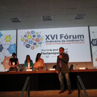 Fotos do XVI Fórum Ordinário da Undime/SC – Com eleição da Diretoria Executiva 2017/2019