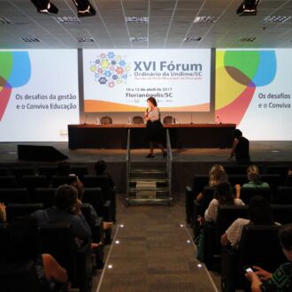 Fotos do XVI Fórum Ordinário da Undime/SC – Com eleição da Diretoria Executiva 2017/2019