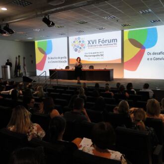 Fotos do XVI Fórum Ordinário da Undime/SC – Com eleição da Diretoria Executiva 2017/2019