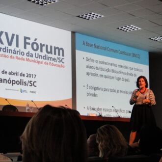 Fotos do XVI Fórum Ordinário da Undime/SC – Com eleição da Diretoria Executiva 2017/2019