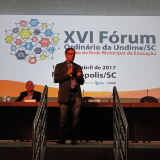 Fotos do XVI Fórum Ordinário da Undime/SC – Com eleição da Diretoria Executiva 2017/2019