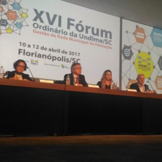 Fotos do XVI Fórum Ordinário da Undime/SC – Com eleição da Diretoria Executiva 2017/2019
