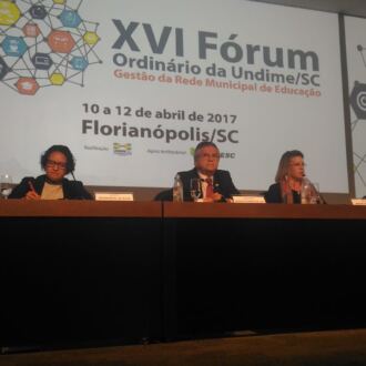 Fotos do XVI Fórum Ordinário da Undime/SC – Com eleição da Diretoria Executiva 2017/2019