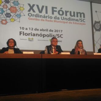 Fotos do XVI Fórum Ordinário da Undime/SC – Com eleição da Diretoria Executiva 2017/2019