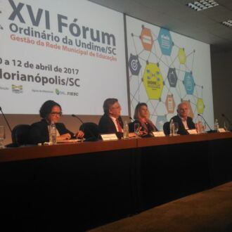 Fotos do XVI Fórum Ordinário da Undime/SC – Com eleição da Diretoria Executiva 2017/2019