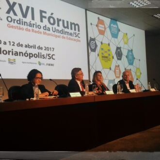 Fotos do XVI Fórum Ordinário da Undime/SC – Com eleição da Diretoria Executiva 2017/2019