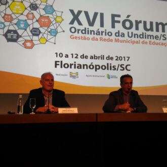 Fotos do XVI Fórum Ordinário da Undime/SC – Com eleição da Diretoria Executiva 2017/2019