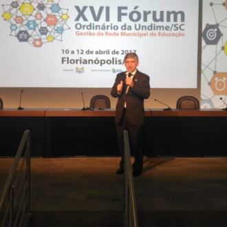 Fotos do XVI Fórum Ordinário da Undime/SC – Com eleição da Diretoria Executiva 2017/2019