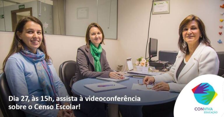 Videoconferência sobre Censo Escolar