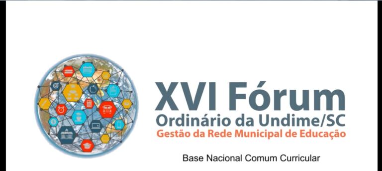 Especialista ministra palestra sobre a Base Nacional Comum Curricular no XVI Fórum Ordinário da Undime/SC