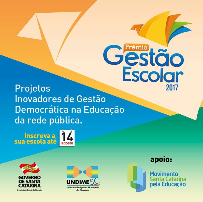Prêmio Gestão Escolar terá premiação estadual
