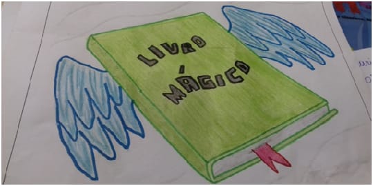 Livro Mágico é o mascote vencedor da atividade que faz parte do projeto de incentivo à leitura de Caçador
