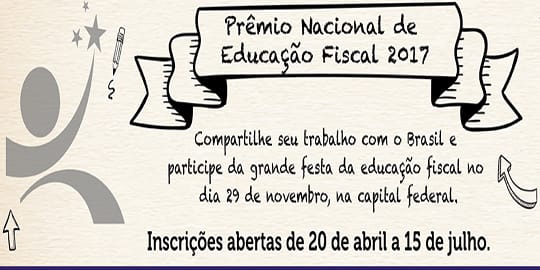 Inscrições para Prêmio Nacional de Educação Fiscal encerram nesta sexta-feira (14.07)