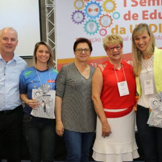 Primeiro dia do Seminário de Educação em Chapecó