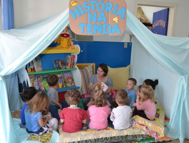 Educação Infantil: Projeto estimula momentos de leitura em Chapecó