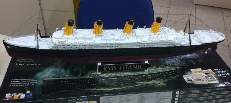 Maquete do Titanic