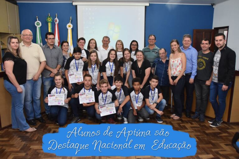 Escola de Apiúna está entre as vencedoras do Desafio Criativos da Escola 2017