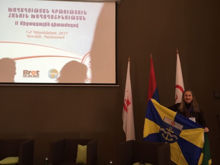 Professora de Itajaí participa de Conferência na Armênia