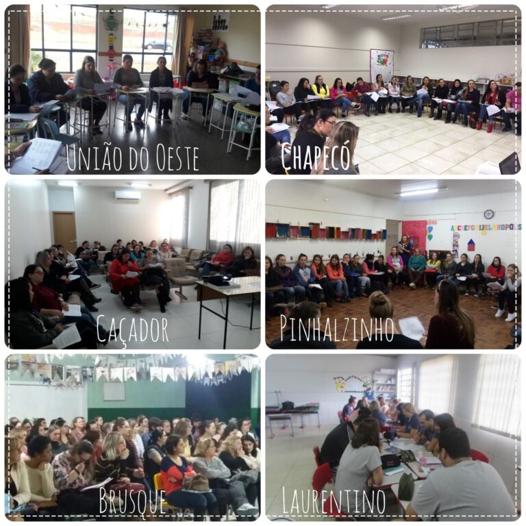 Municípios de Santa Catarina organizam discussões sobre a proposta curricular do território catarinense